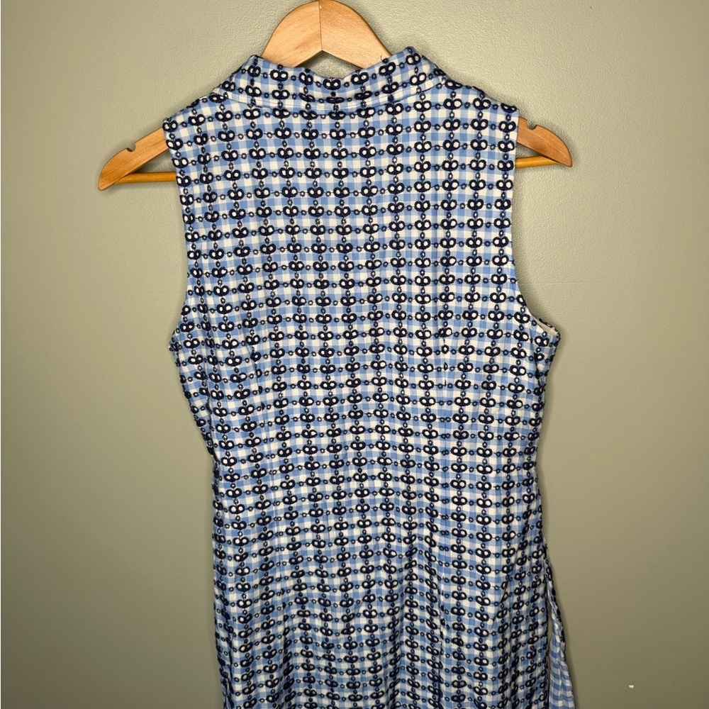 Vineyard Vines Eyelet Gingham Belted Mini Dress - Picture 8 of 11